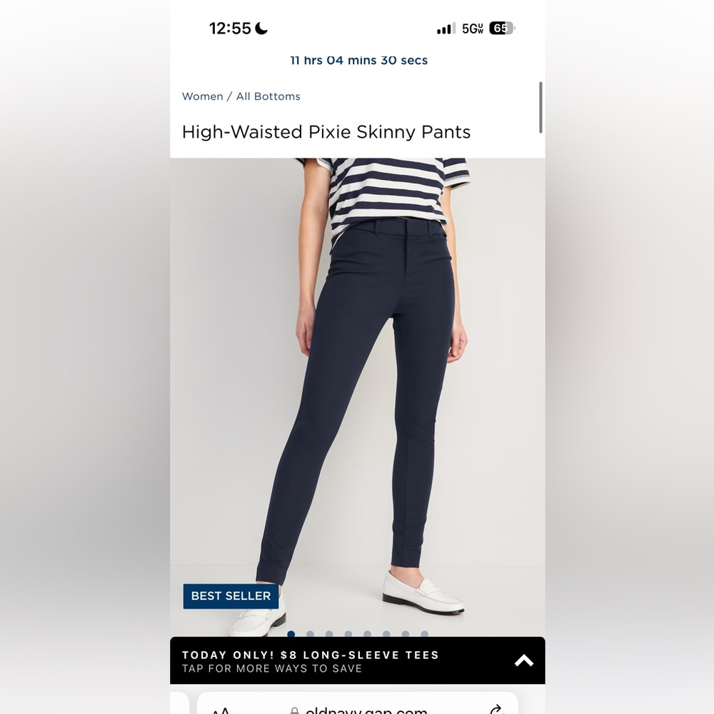 High waisted pixie business casual pants